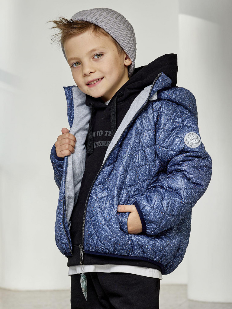 Куртка для мальчика batik Лесли стежка твид