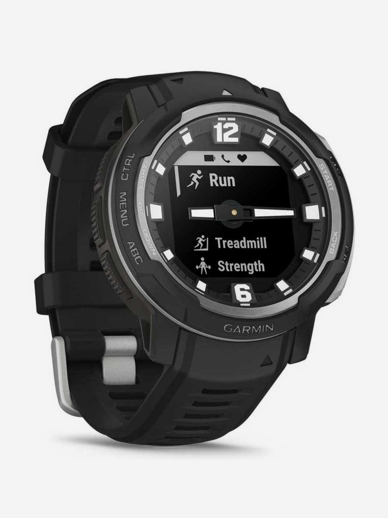 Спортивные наручные часы Garmin Instinct Crossover Standard Edition Black