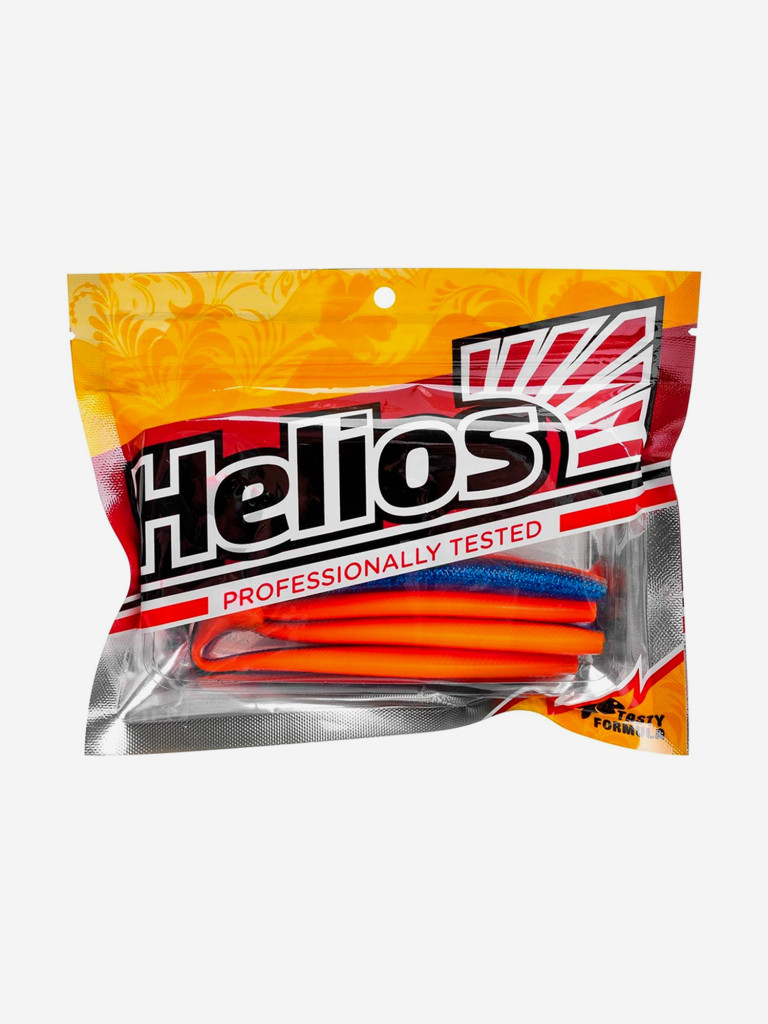 Мягкая приманка Helios Trofey, 5,5'' / 14 см, Star Blue & Orange, 4 шт (HS-25-044)