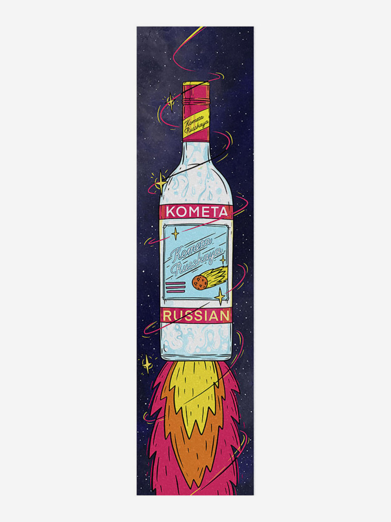 Шкурка Комета Русская Синяя