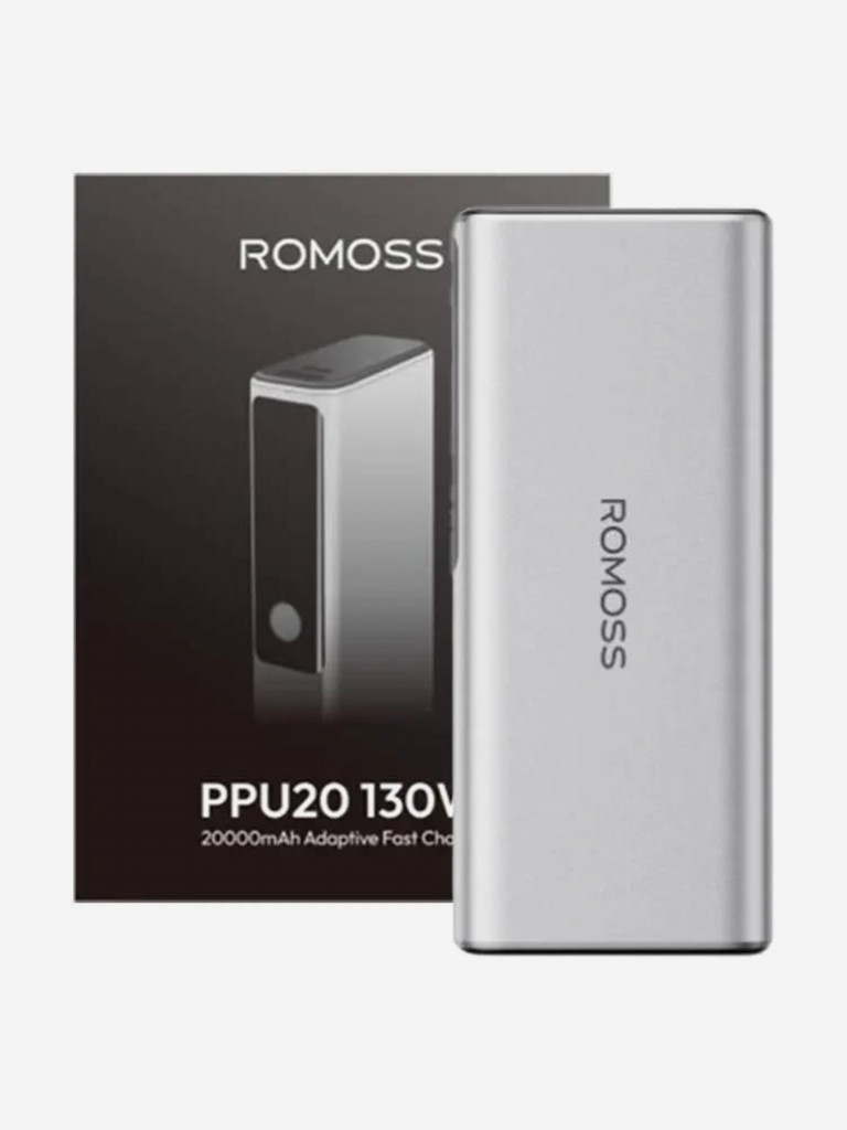 Внешний аккумулятор Romoss PPU20, 20000мAч, серебристый, 1746859