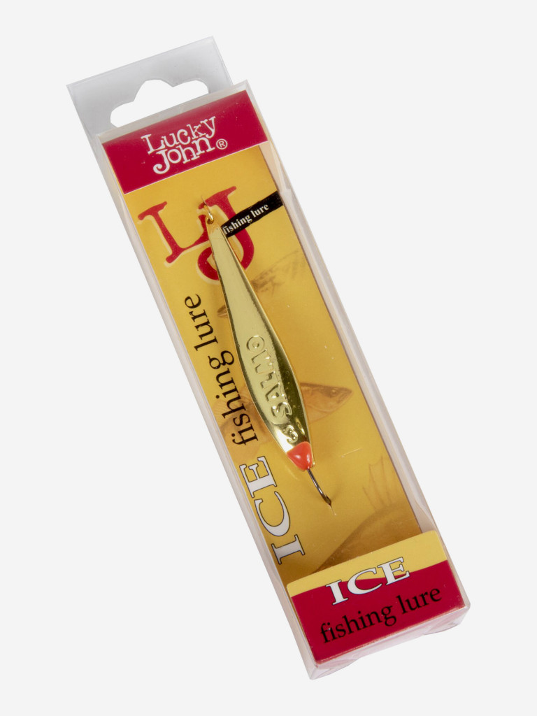 Блесна вертикальная зимняя Lucky John MODEL S-3 c впаяным крючком, вес 6 г