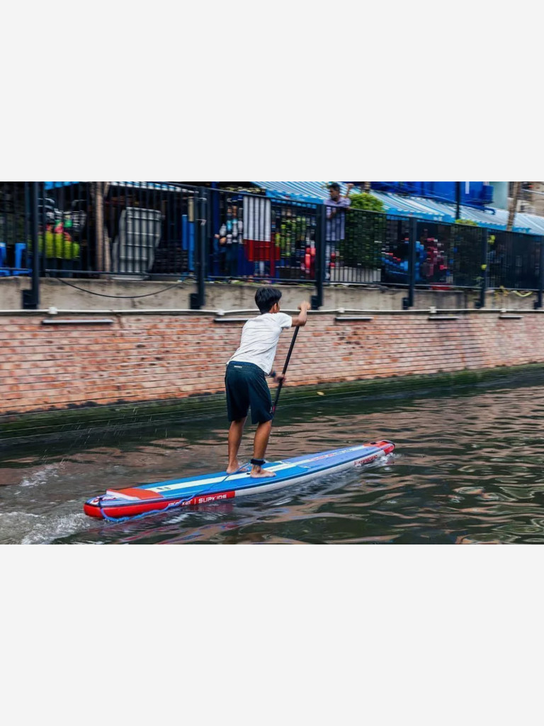 Сапборд надувной двухслойный Starboard 12.6x21x4.75 SUP Kid Racer Deluxe SC S22/23, 381x53x12 см