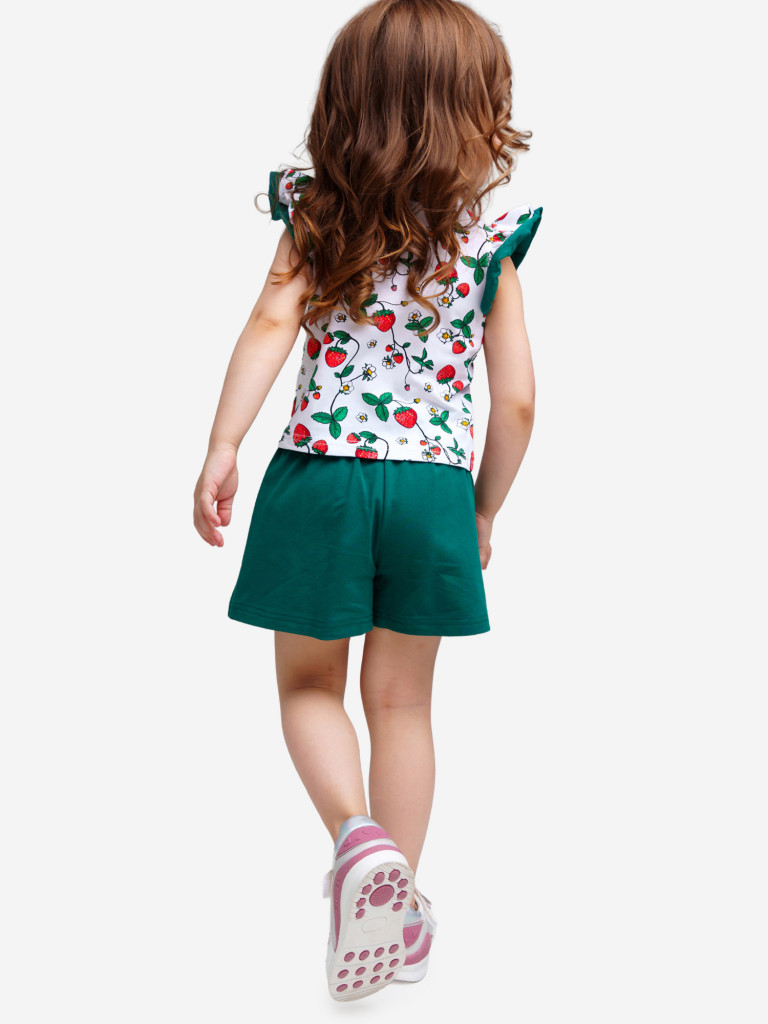 Комплект для девочек: футболка, шорты PlayToday