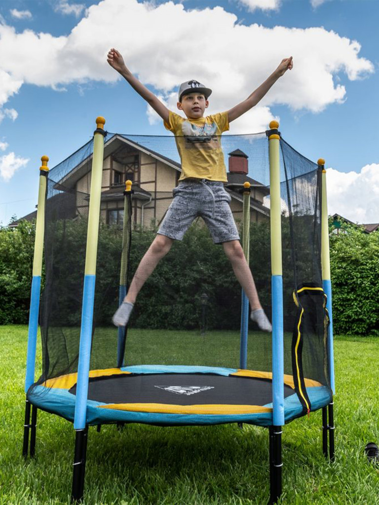 Батут DFC JUMP KIDS 60" желто-синий