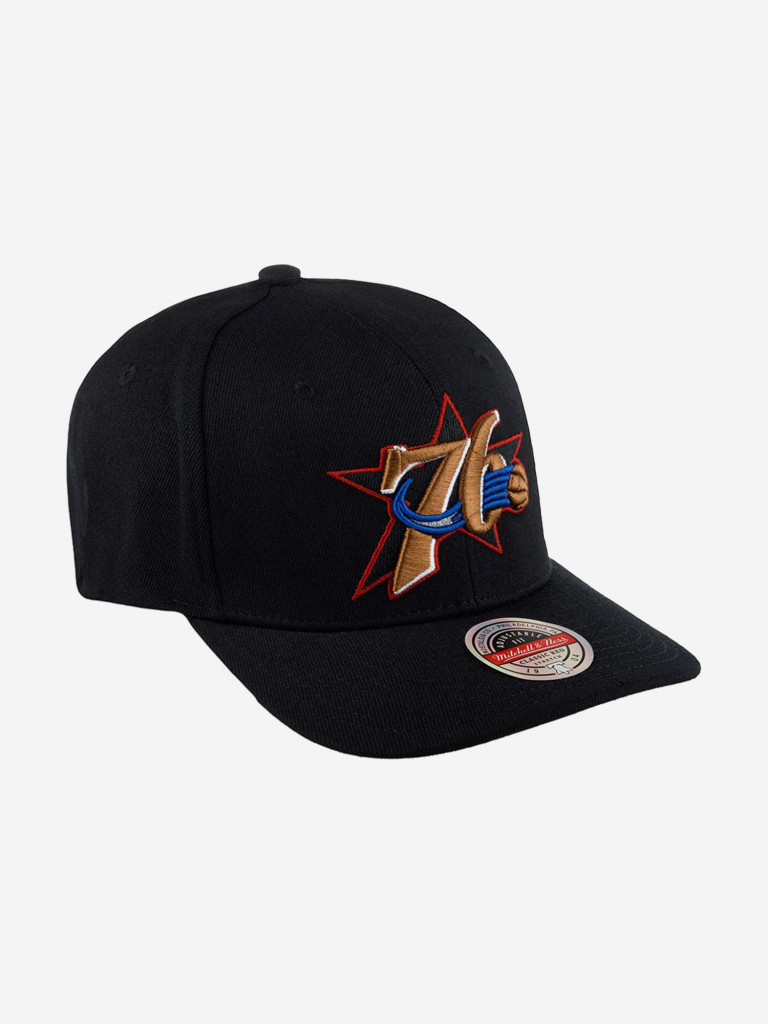 Бейсболка MITCHELL NESS HHSS3260-P76YYPPPBLCK Philadelphia 76Ers NBA (черный)