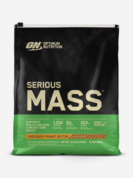 Гейнер Optimum Nutrition Сириус Масс, 5440 г, Шоколад-арахисовоe масло