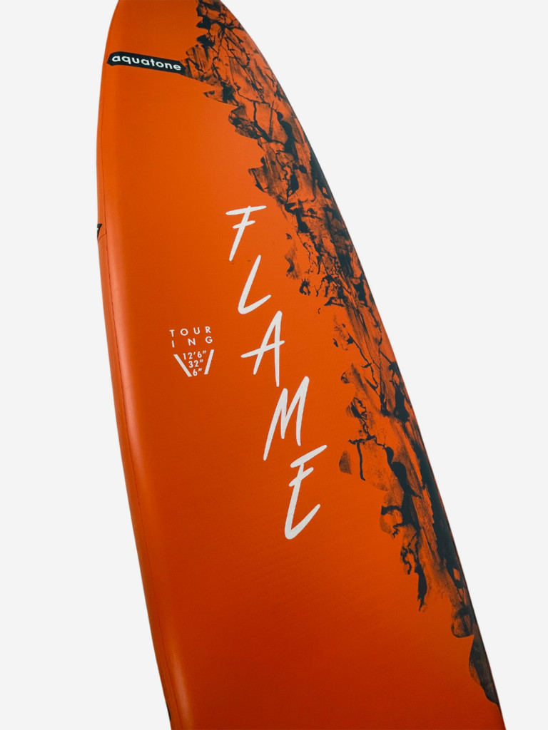 SUP-доска Aquatone FLAME 12'6", надувная, туринговая, двухслойная, 381х81х15 см, до 160 кг