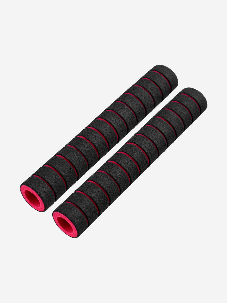 Неопреновые ручки грипсы WestSport 2 шт, черно-красные