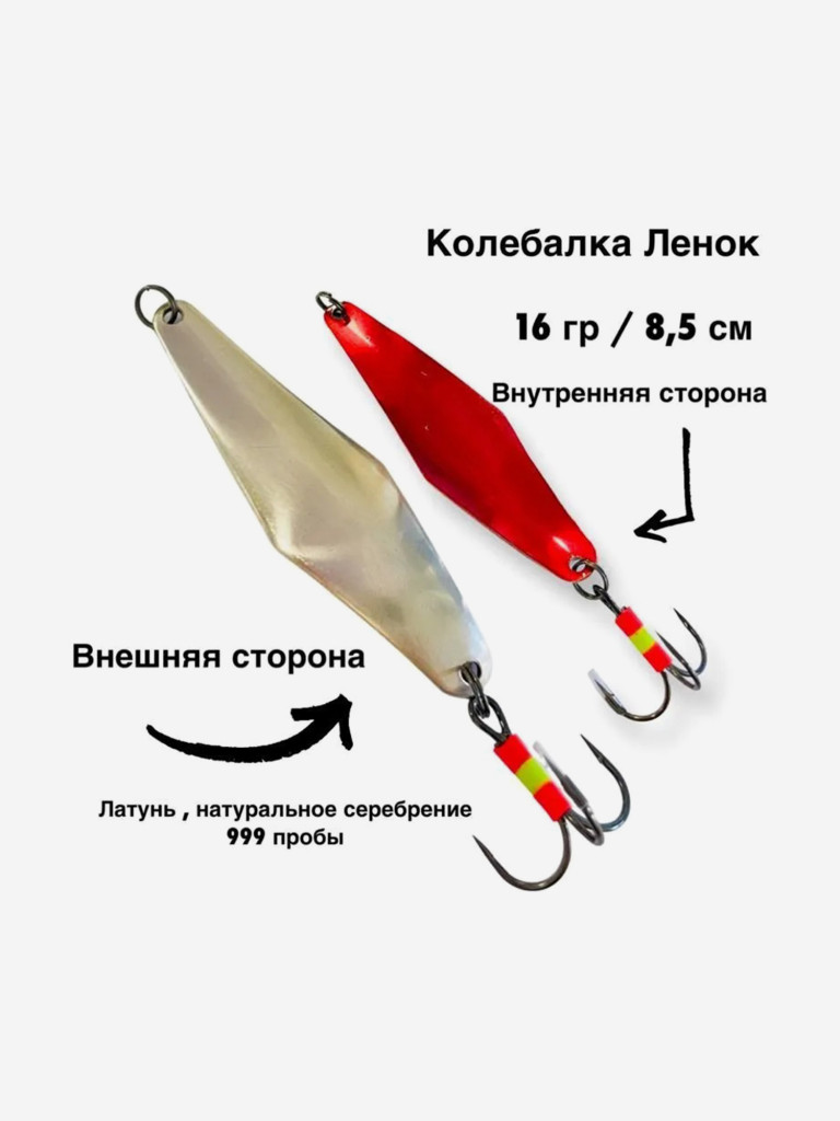 Набор блесен колебалок для рыбалки Profilux 5 шт микс #10