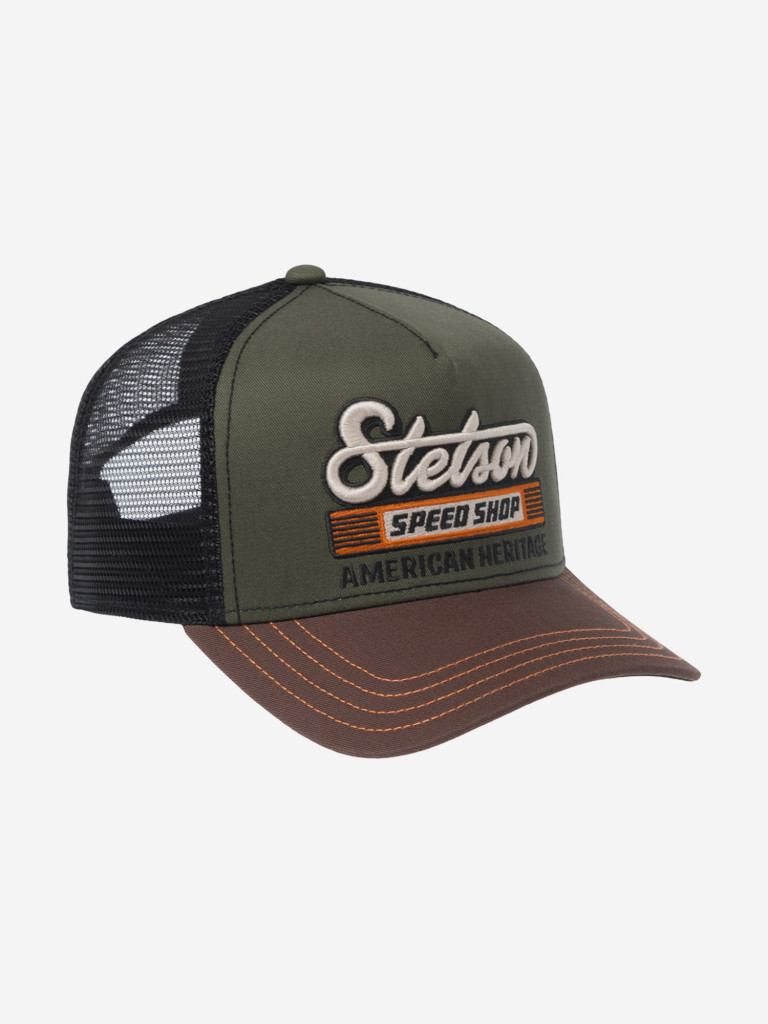 Бейсболка с сеточкой STETSON 7741135 TRUCKER CAP SPEED SHOP