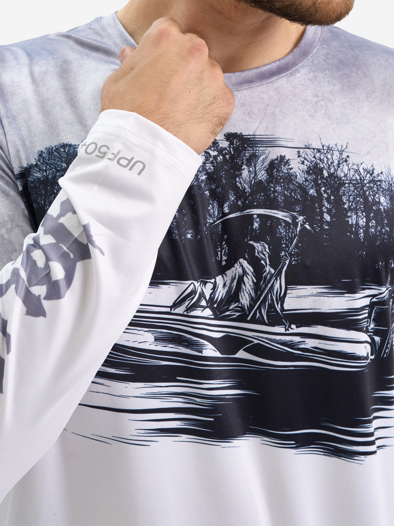 Лонгслив мужской Extreme Fishing OBS-G503 с защитой от солнца UPF50+ для рыбалки