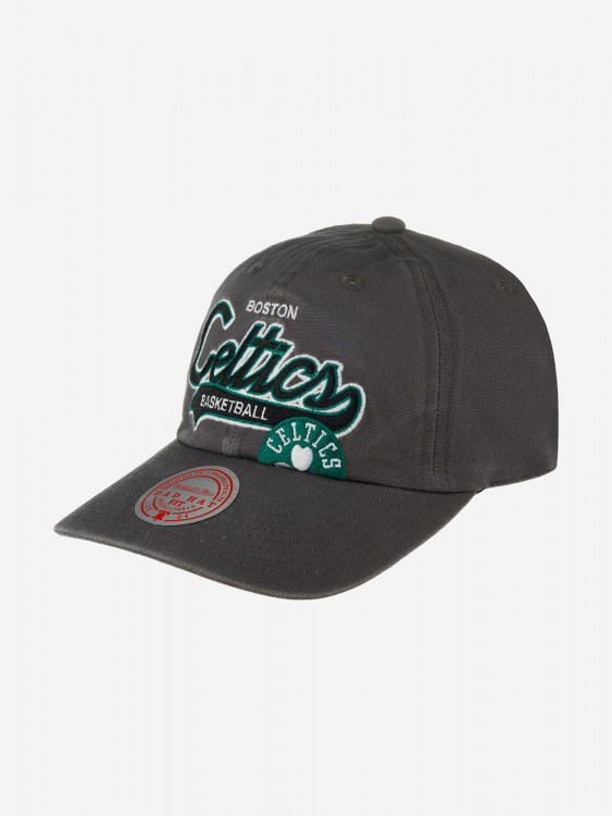 Бейсболка MITCHELL NESS HLUO1193-BCEYYPPPGREY Boston Celtics NBA