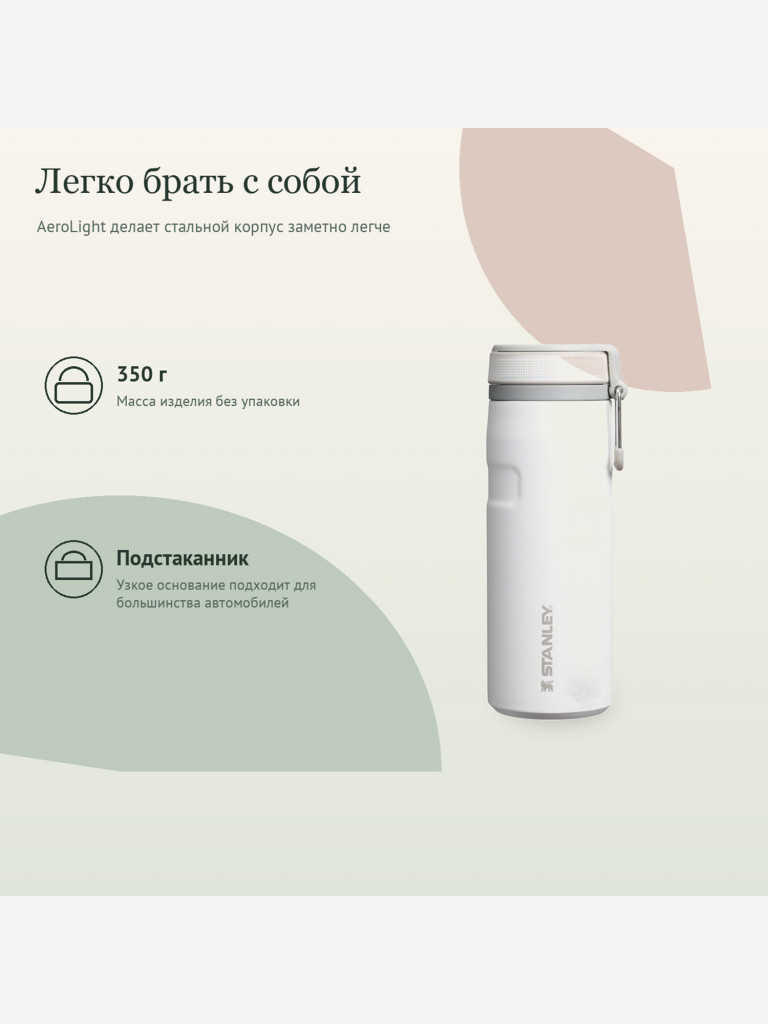 Термокружка STANLEY Aerolight 0,47L (10-13973-001) белая, шт