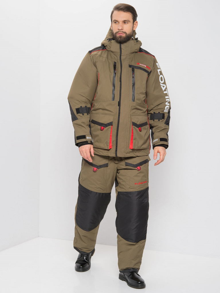 Костюм мужской Поплавок Siberia Floating для зимней рыбалки, ткань Breathable