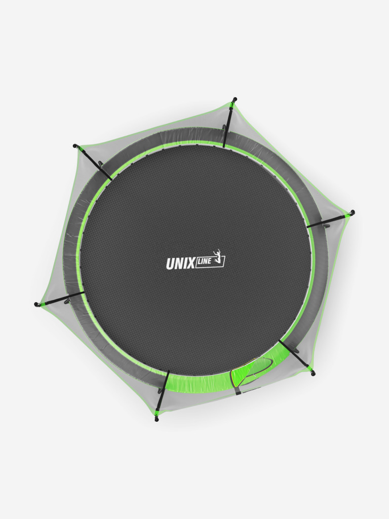 Батут UNIX Line 8 ft UFO Green