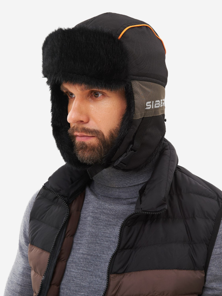 Шапка-ушанка зимняя мужская Huntsman Siberia Breathable меховая мембранная