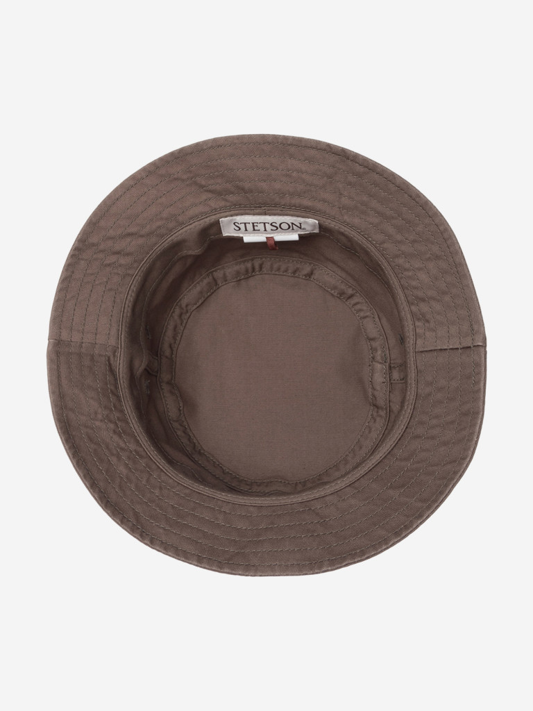 Панама STETSON 1811110 BUCKET COTTON TWILL (коричневый)