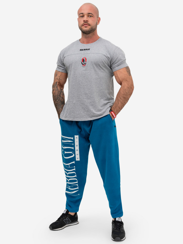 Брюки спортивные мужские NEBBIA Beast Mode On iconic sweatpants 186