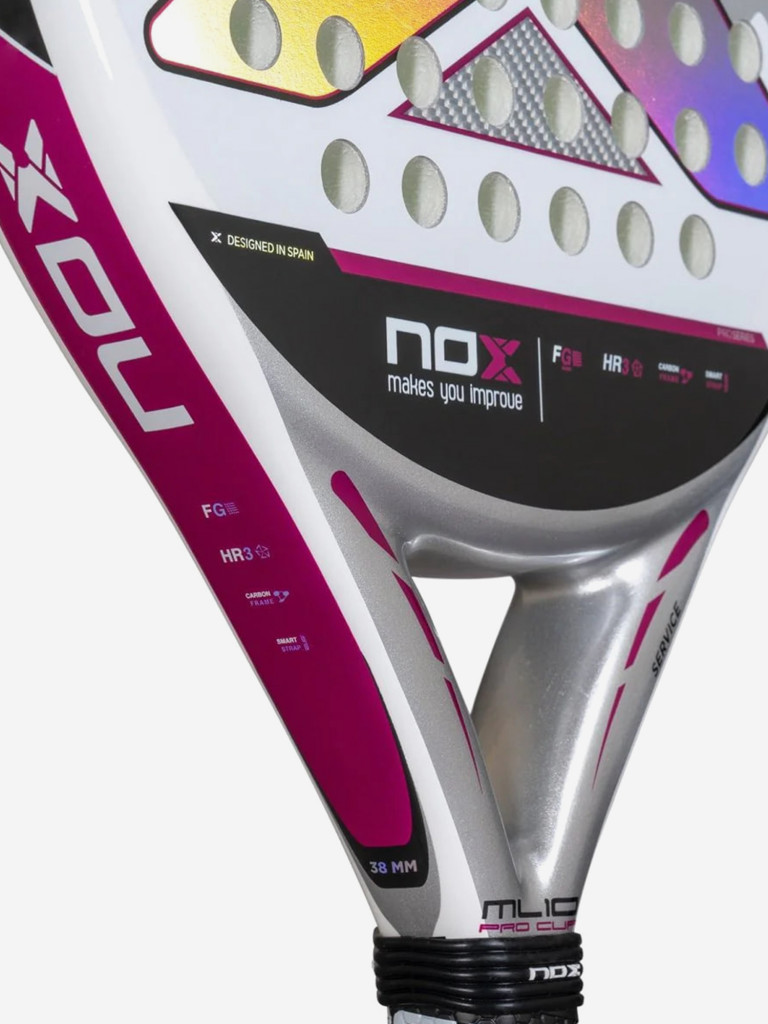 Ракетка для падел-тенниса Nox ML 10 Pro Cup Silver By Miguel Lamperti 2025