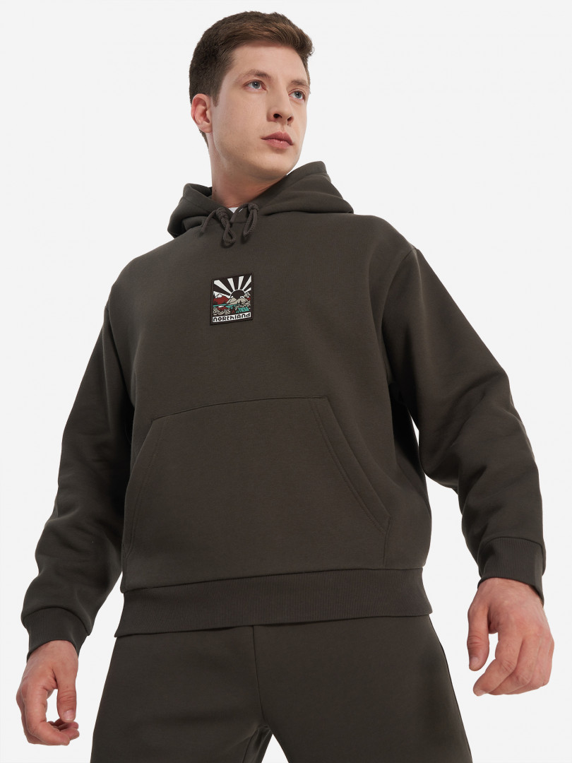 Худи мужское оверсайз Northland Коричневый 4499₽