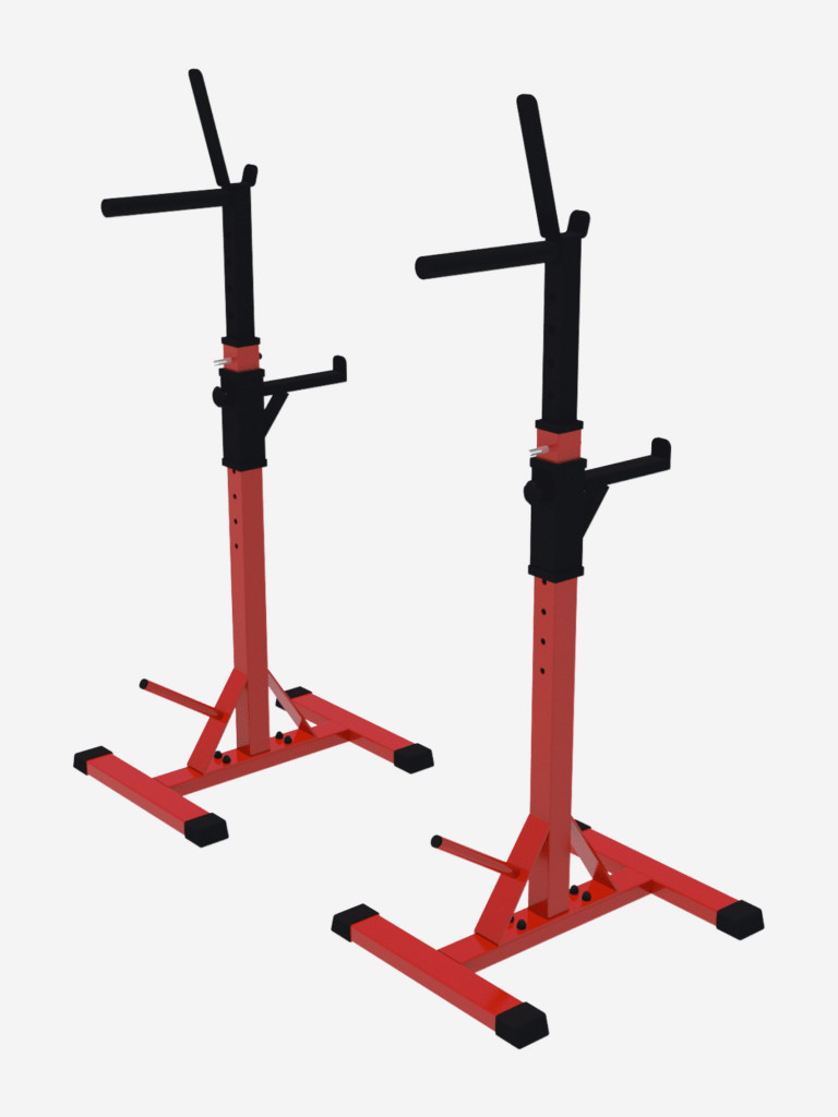 Стойки под штангу со страховкой Sportlim Zeus Красный