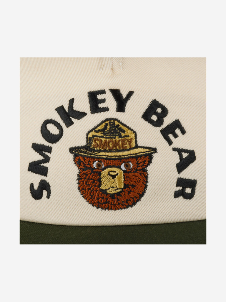 Бейсболка AMERICAN NEEDLE 24002A-SBEAR Smokey Bear Club Captain (оливковый)