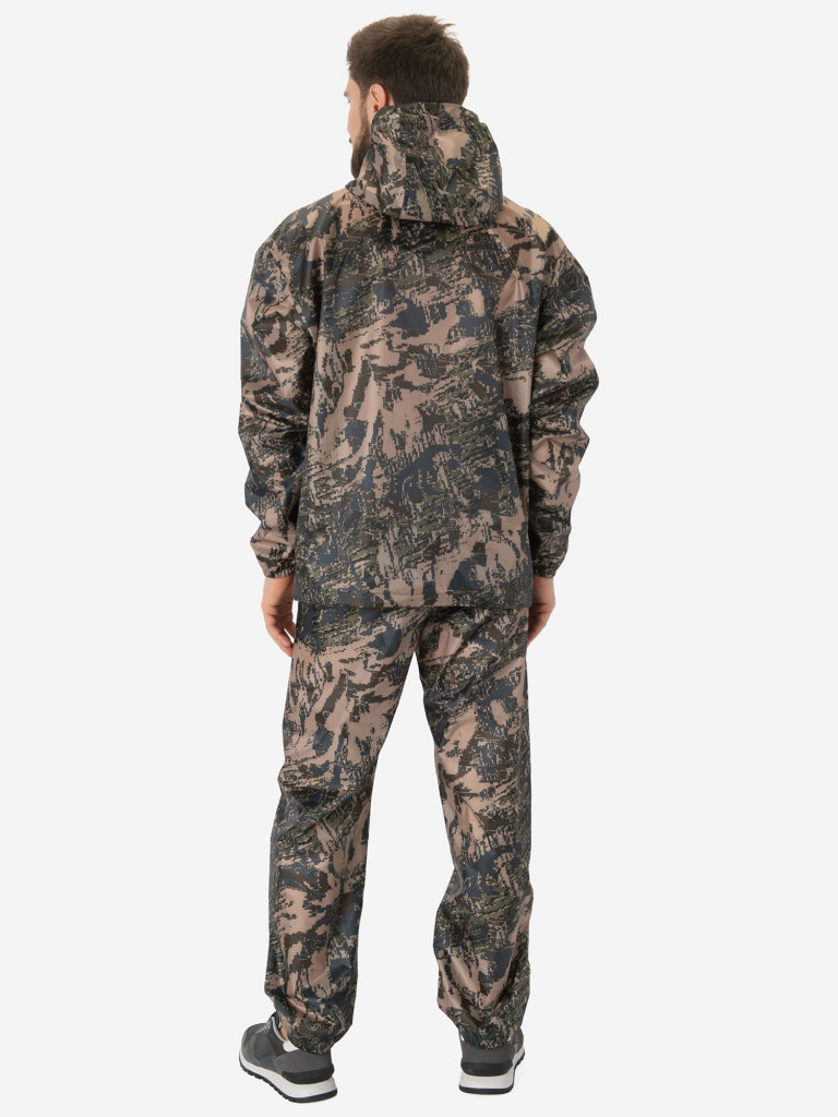 Костюм-дождевик мужской Huntsman ВВЗ Склон-2 для рыбалки и охоты, ткань таффета 3000 мм вод.ст.