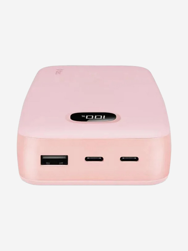 Внешний аккумулятор TTEC ChargeUp LCD 20000mAh Powerbank. Цвет: розовый