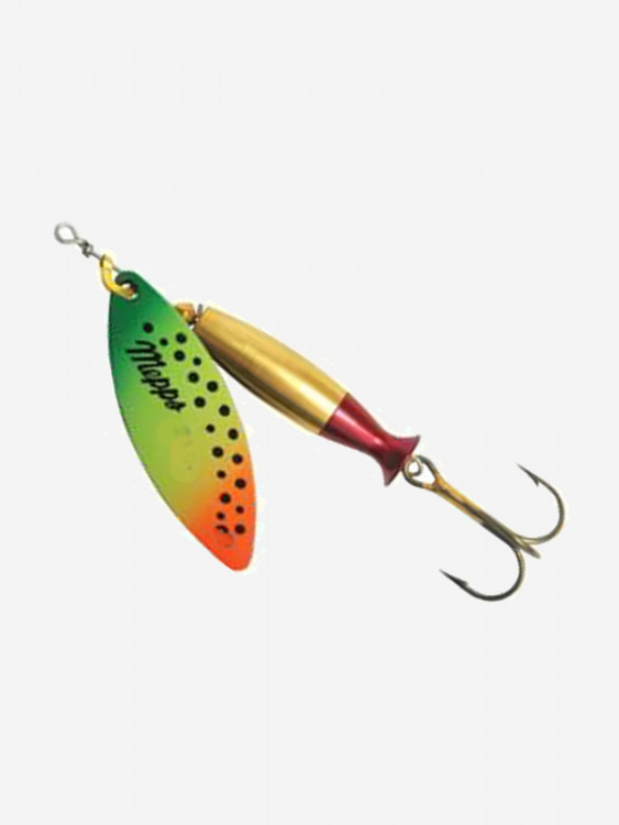 Блесна для рыбалки вертушка Mepps AGLIA LONG HEAVY, 1, Gold/Tiger, 1 штука