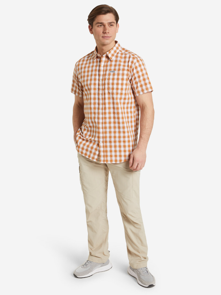 Рубашка мужская Columbia Brentyn Trail SS Seersucker Shirt