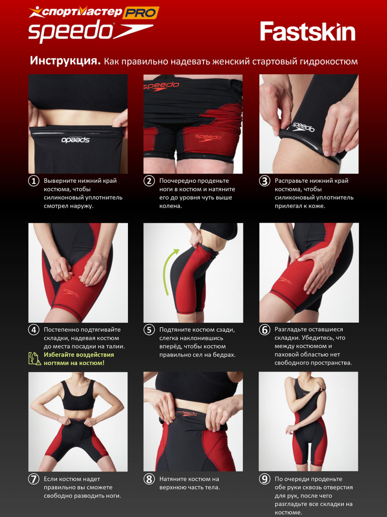 Стартовый гидрокостюм женский Speedo Fastskin HyperSpark