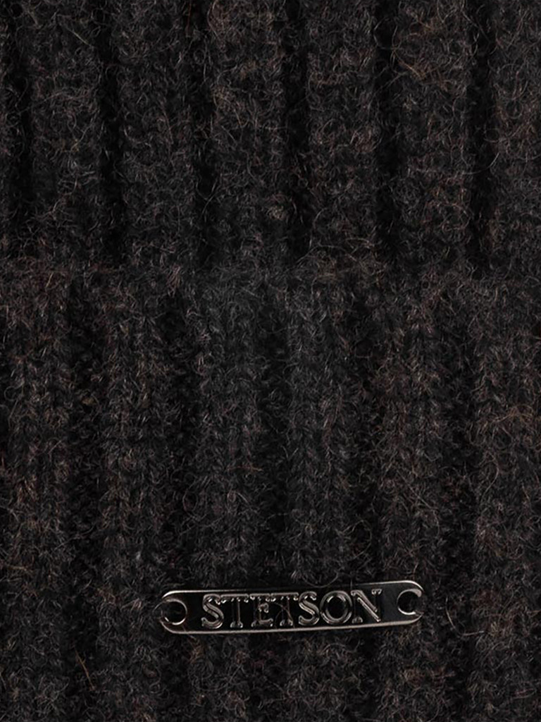 Шапка с отворотом STETSON 8599211 BEANIE CASHMERE (серый)