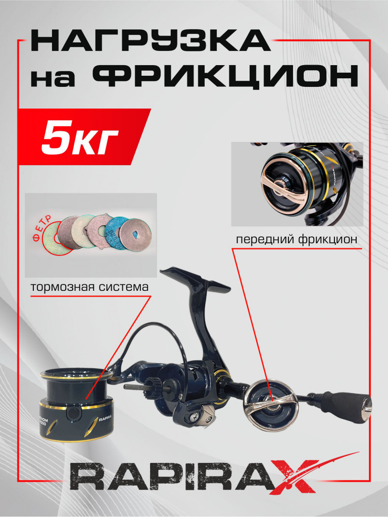Катушка для спиннинга RapiraX VENOM 2500