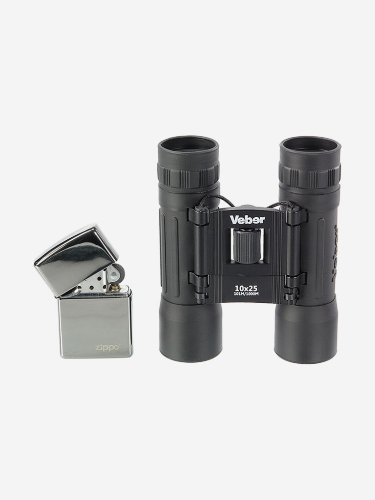 Бинокль Veber БН 10*25 черный Sport
