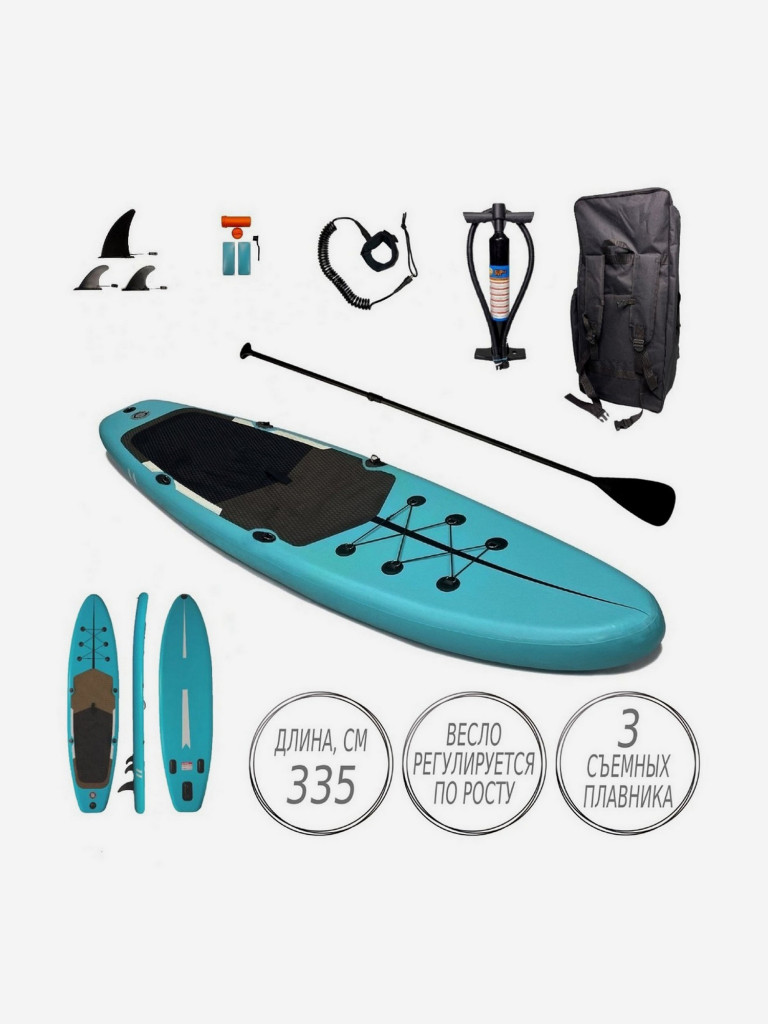 SUP надувной Greenhouse, 335х83х15см