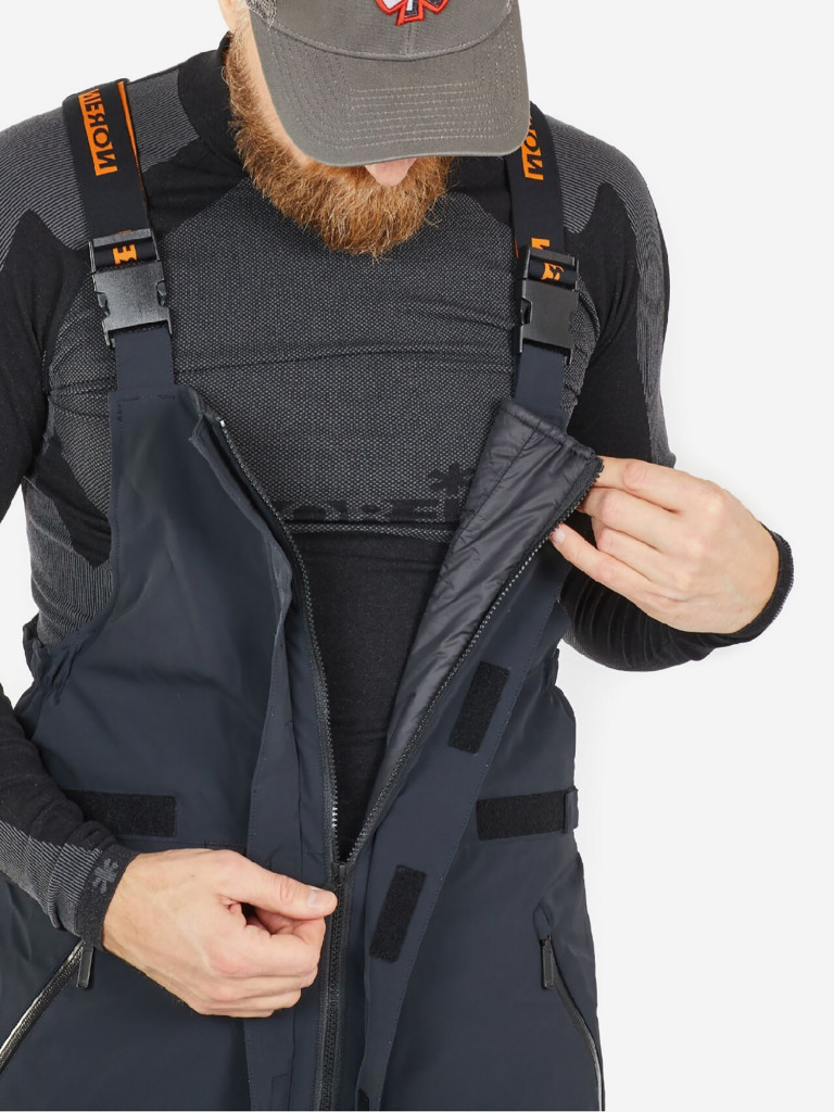 Полукомбинезон мужской Norfin REBEL PRO PANTS для охоты и рыбалки