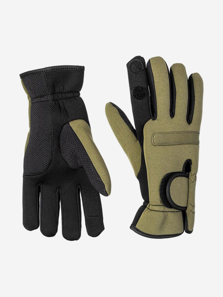 Перчатки для рыбалки и охоты Helios CATCHER неопреновые