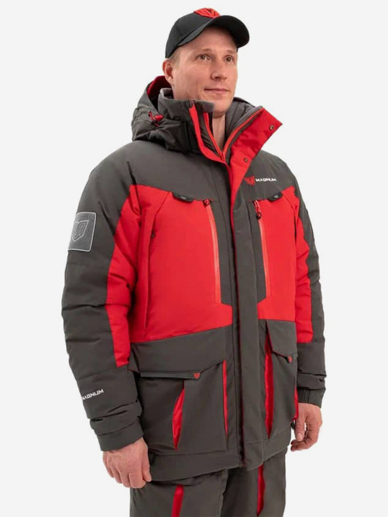 Костюм для рыбалки мужской MAGNUM GEAR TITAN 2 -45° С красный/графит