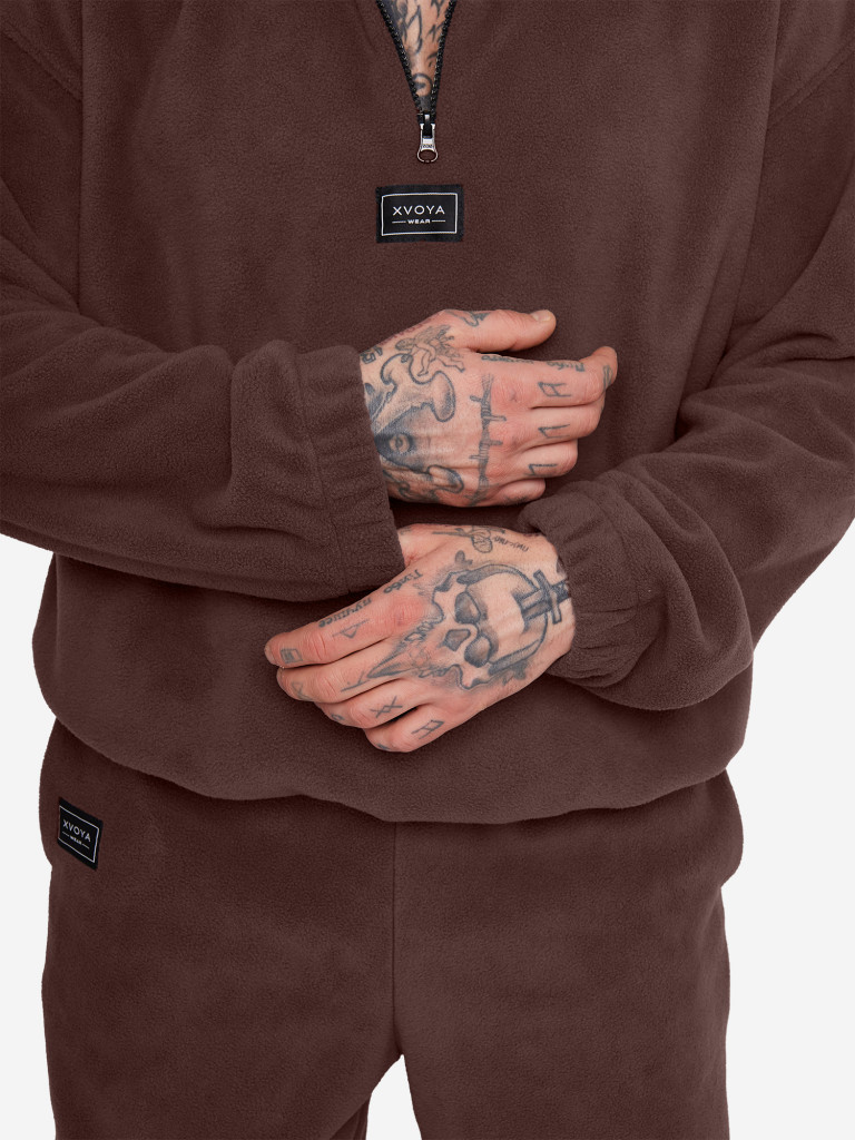 Костюм флисовый мужской XVOYA Comfy коричневый