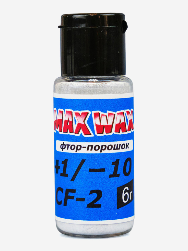 Фтор-порошок ускоритель для лыж MAX WAX Race Powder CF-2 +1/-10, 6г