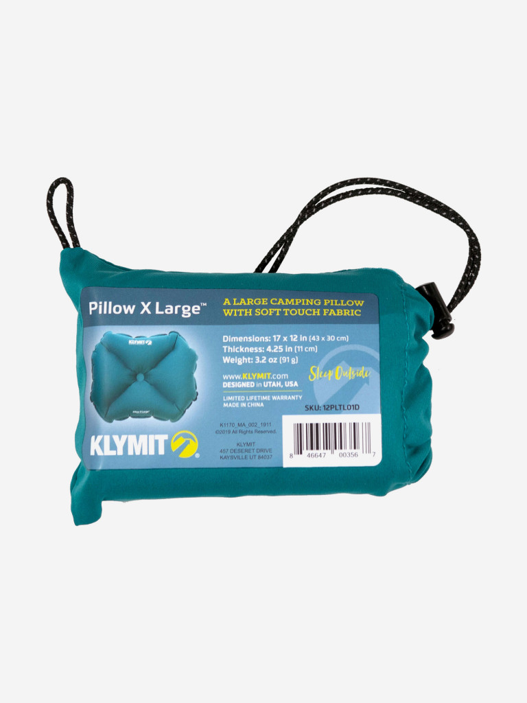 Надувная подушка KLYMIT Pillow X large