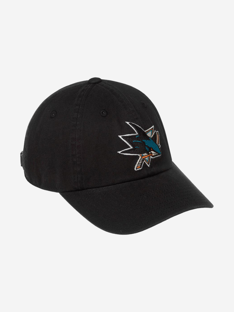 Бейсболка AMERICAN NEEDLE 40742A-SJS San Jose Sharks Blue Line NHL (черный)