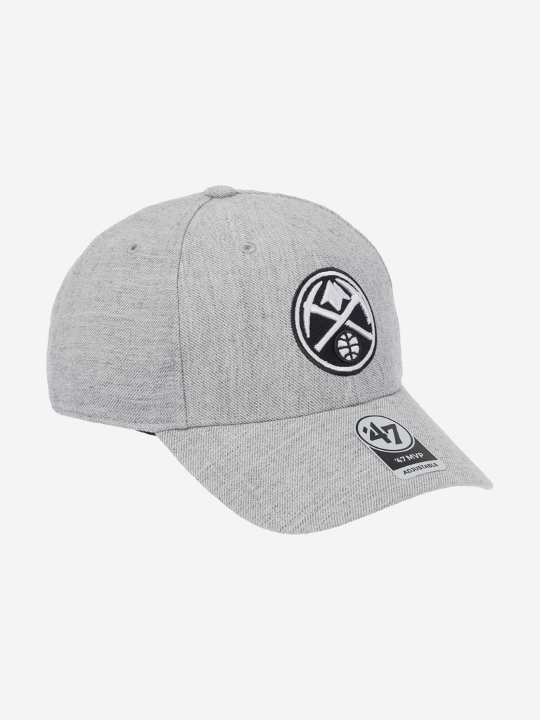 Бейсболка 47 BRAND K-STMCD06WHV-CC Denver Nuggets NBA (серый)