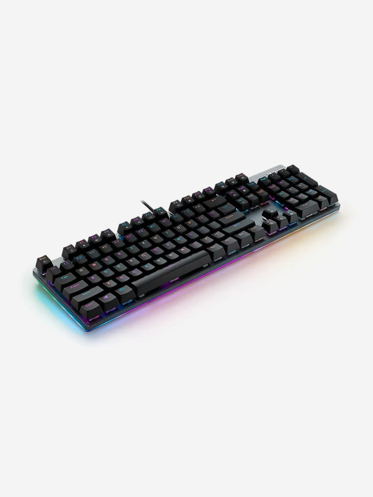 RAPOO Игровая механическая клавиатура проводная V520, цвет - черный