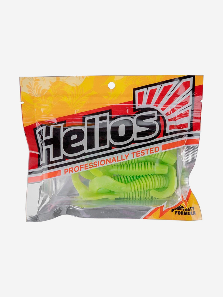 Мягкая приманка Helios Din, 3,11'' / 7,9 см, Lime, 6 шт (HS-33-008)