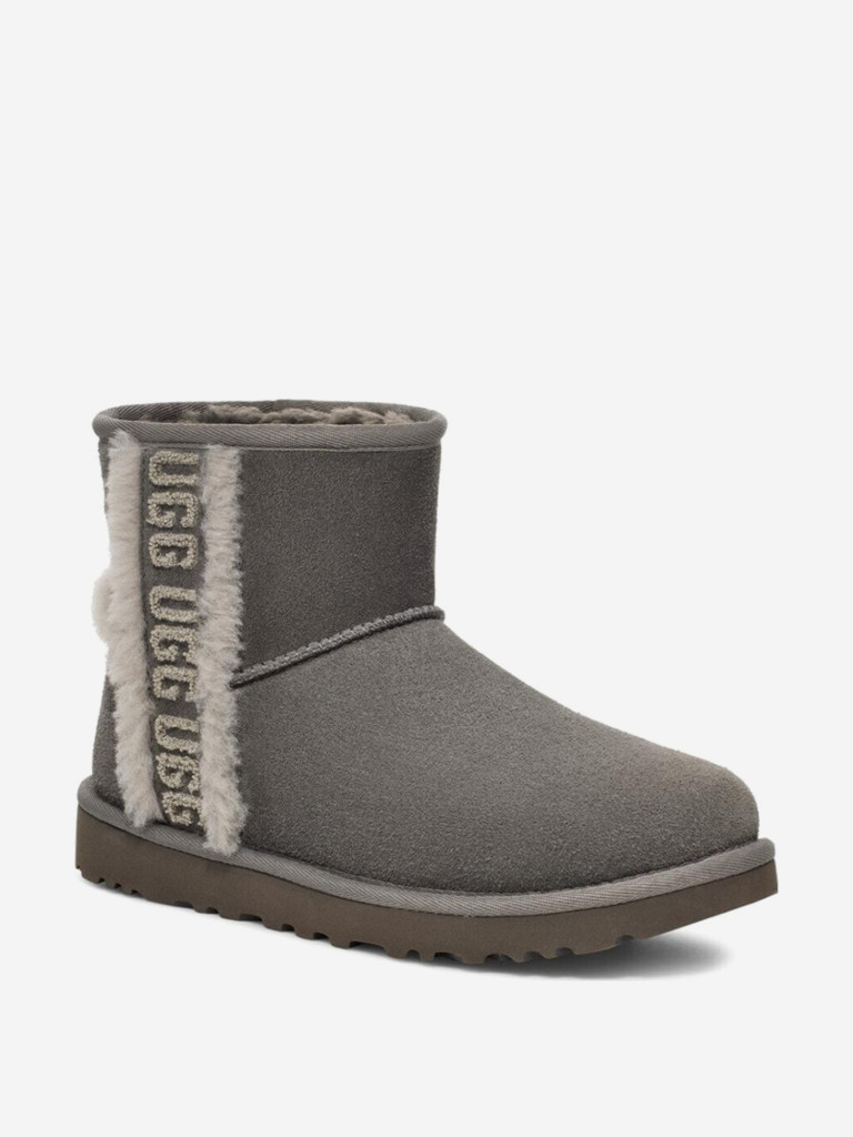 Ботинки утепленные UGG Classic Mini Shearling Logo