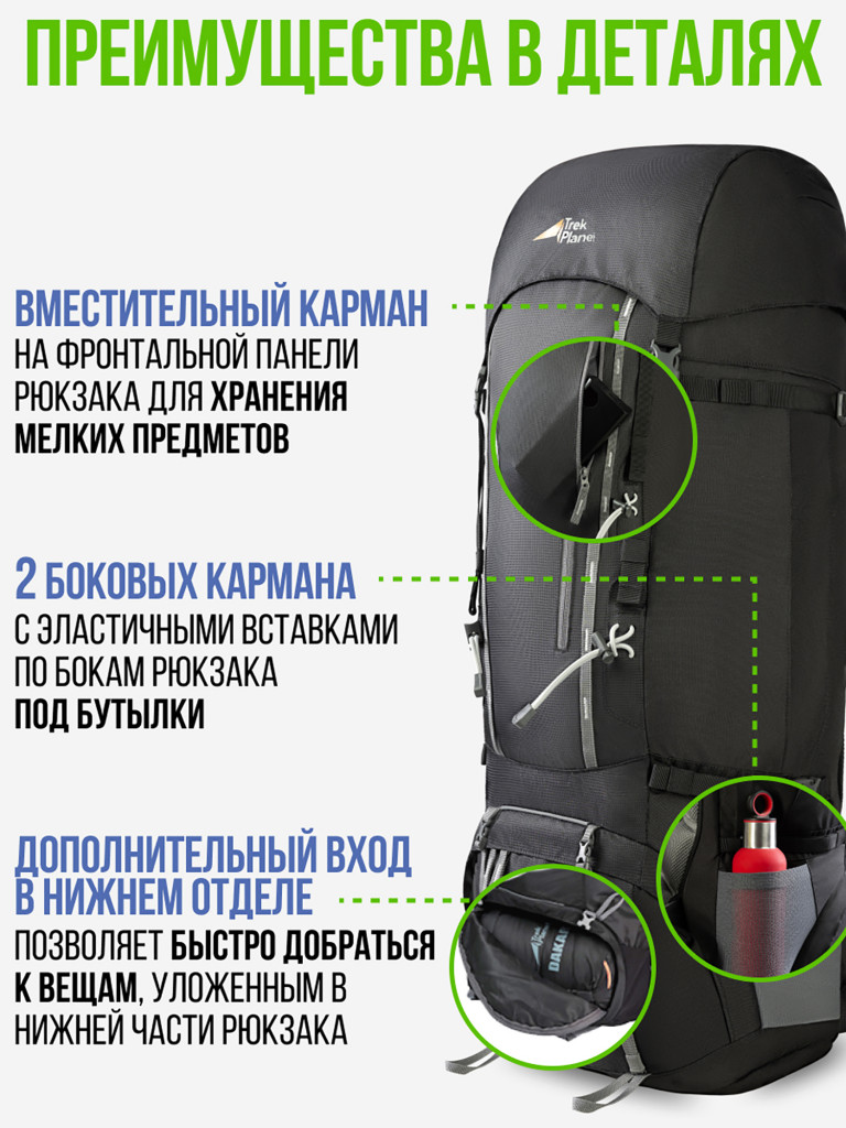 Рюкзак туристический Trek Planet Kenai 80