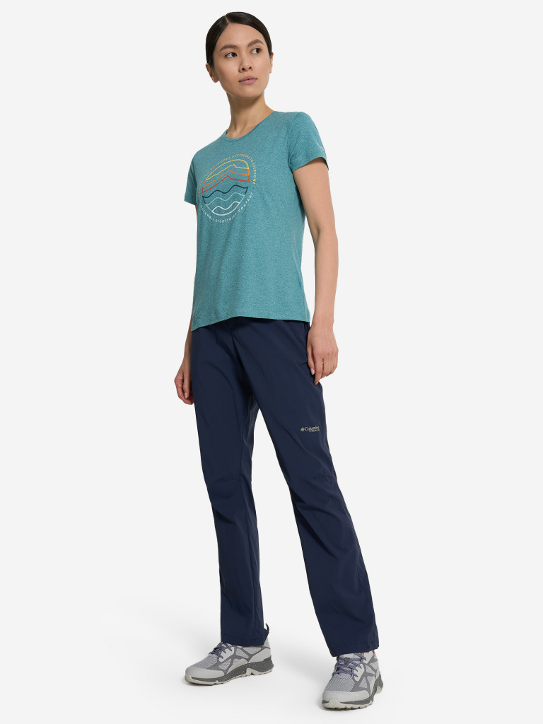 Футболка женская Columbia Sloan Ridge Graphic Ss Tee