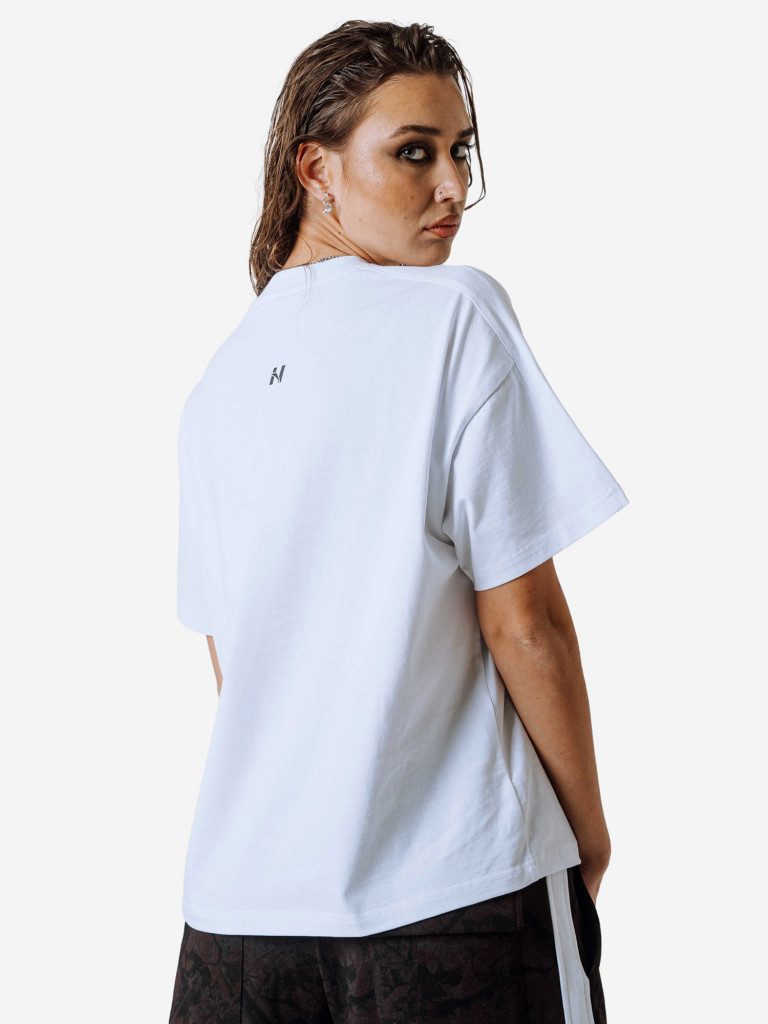 Футболка женская NEBBIA Relaxed Tee POWER 894 White